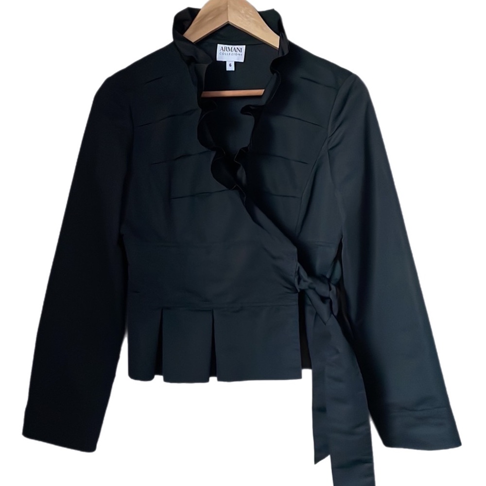 Armani Collezioni Black Elegant Blouse